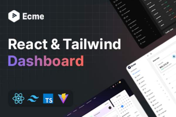 Ecme - React Tailwind Admin Template Ecme-lite