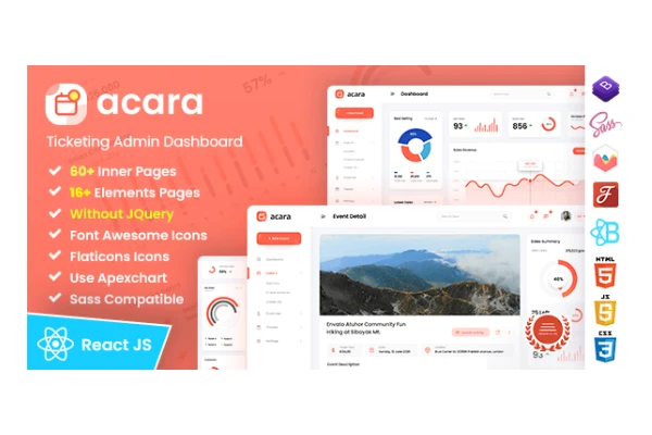 acara-ticketing-admin-dashboard-react-template