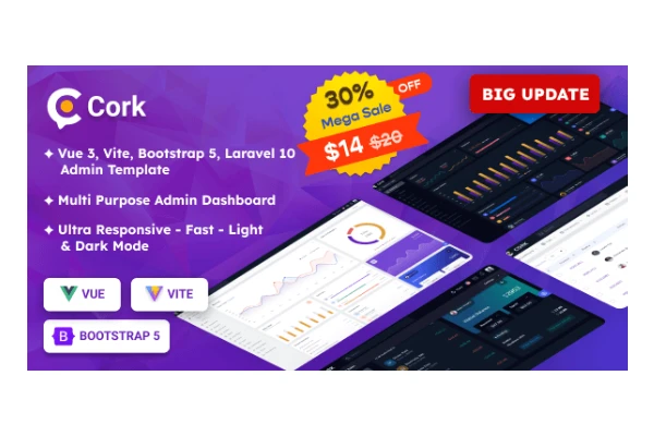 cork-vuejs-laravel-admin-dashboard-template
