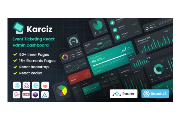 karciz-react-redux-ticketing-admin-dashboard