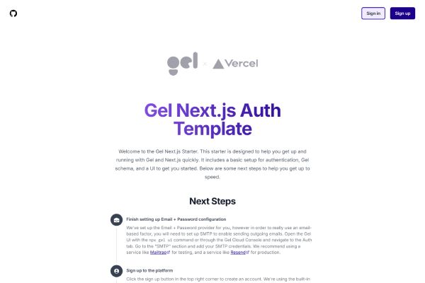 Nextjs Edgedb Auth Template nextjs-gel-auth-template