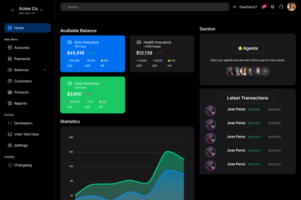 Nextui Dashboard Template Nextui Dashboard Template