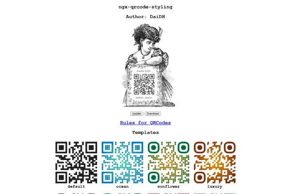 ngx-qrcode-styling