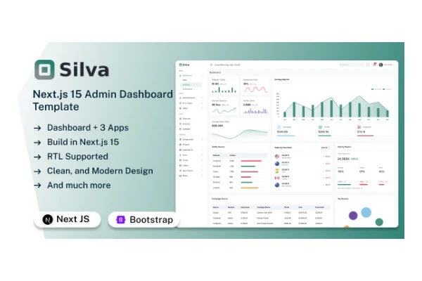 silva-next-js-15-admin-dashboard-template