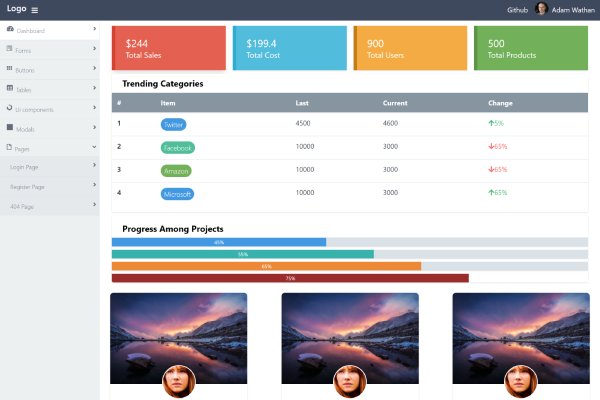 Live Preview tailwindadmin