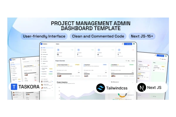 taskora-project-management-tailwind-css-next-js-admin-dashboard-template