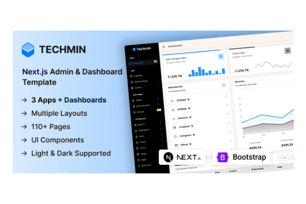 techmin-nextjs-admin-dashboard-template