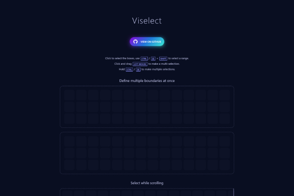 Live Preview Viselect Vue