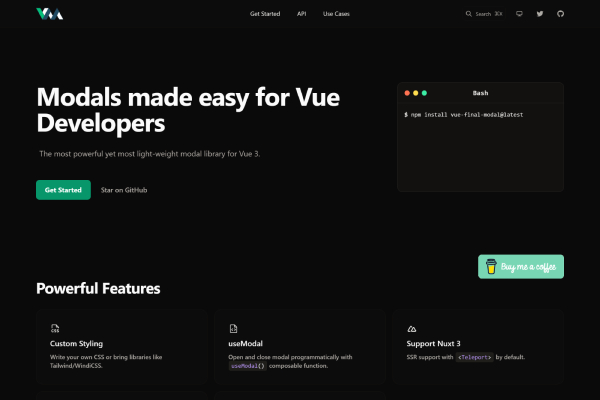 Live Preview Vue Final Modal
