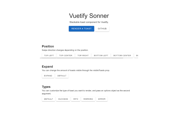 Vuetify Sonner