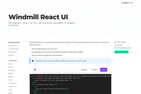 windmill-react-ui