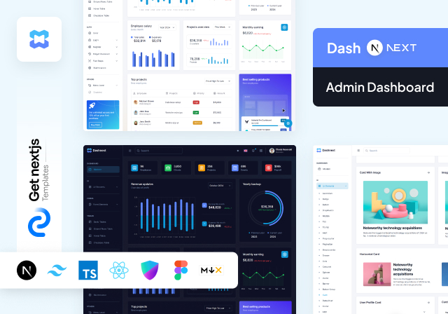 DashNext NextJs Tailwind Admin Dashboard