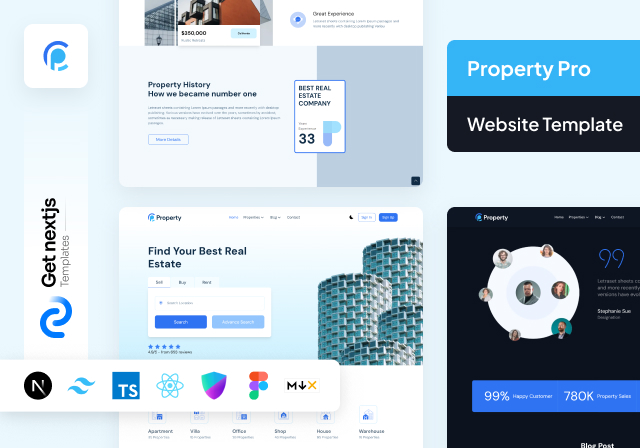 Property Pro NextJs Real Estate Website Template